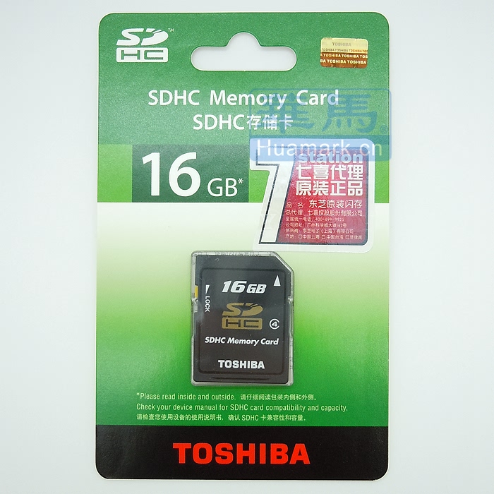 东芝SDHC SD16GB Class4